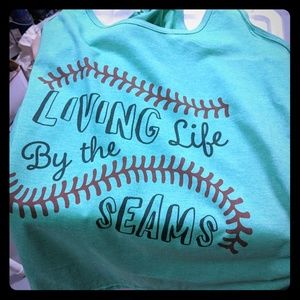 Baseball personalize tank top